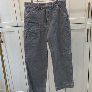Club Monaco Women's Dark Gray Corduroy Pants